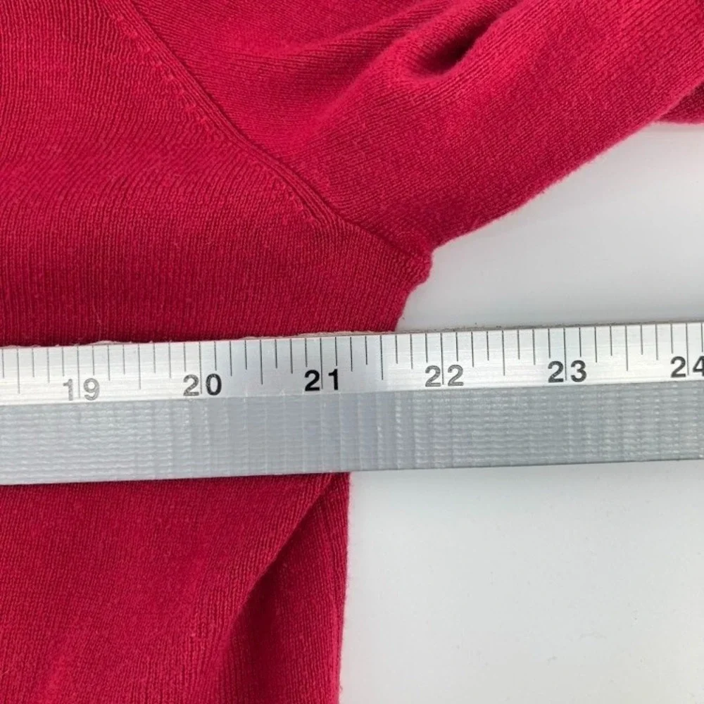 Polo Ralph Lauren Pima Cotton‎ V Neck Sweater Red Men Large Preppy Valentine